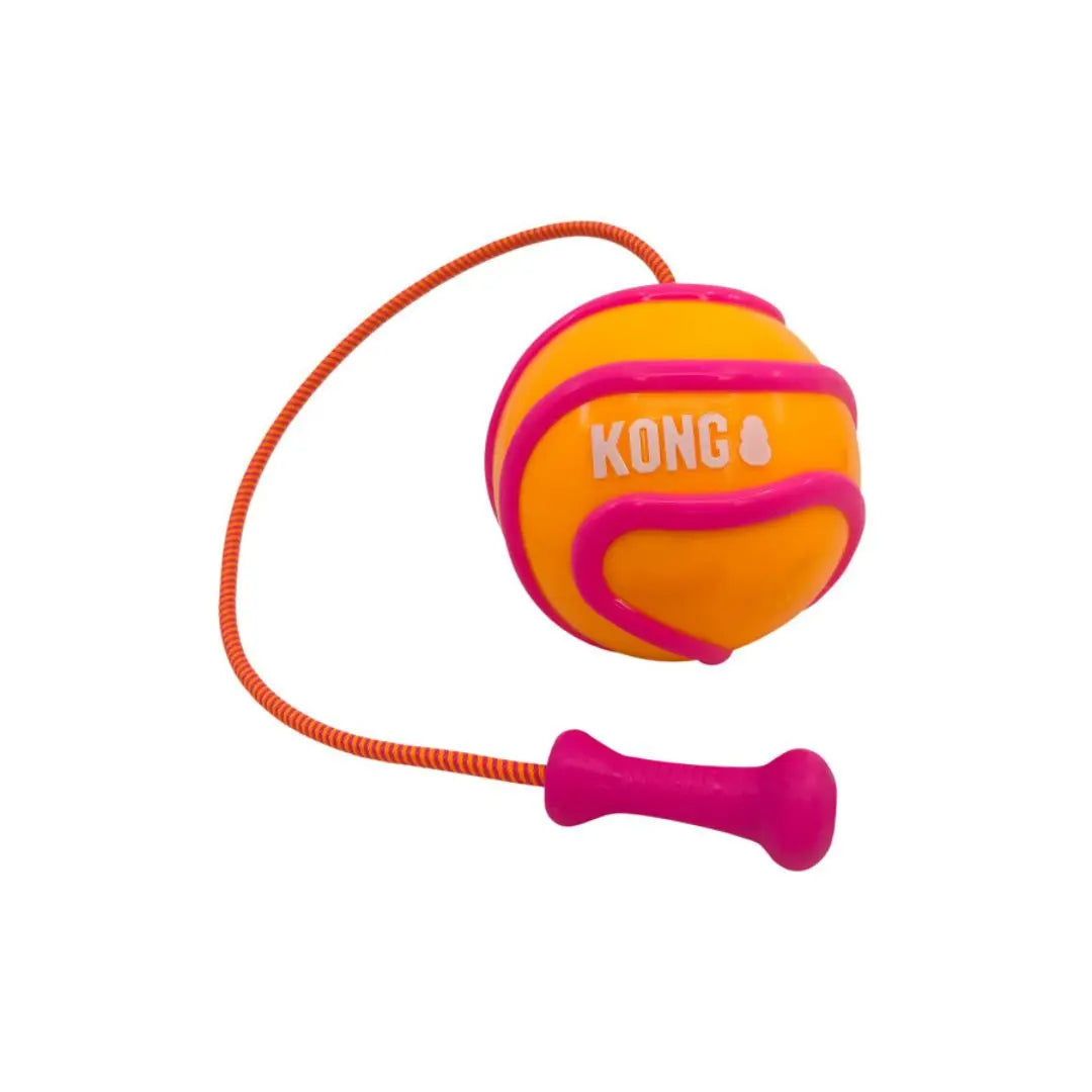 KONG Bunji HighViz Ball Dog Toy Assorted, 1ea/LG Kong