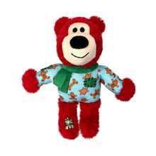 KONG Holiday Wild Knots Bear Dog Toy AssortedColors, 1ea/SM/MD Kong