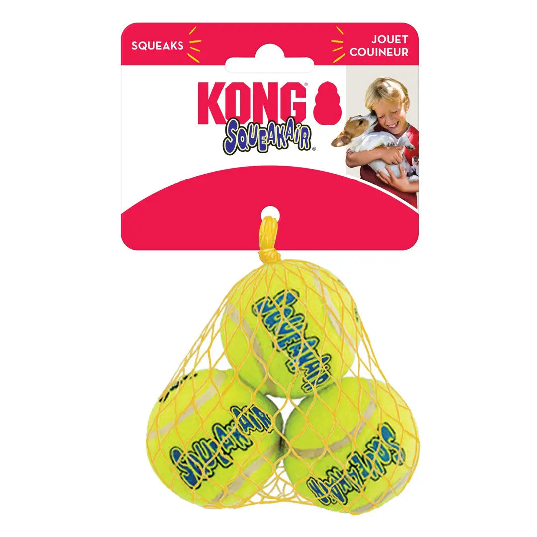 KONG Air Dog Squeaker Tennis Ball Dog Toy 1ea/3 pk, SM Kong