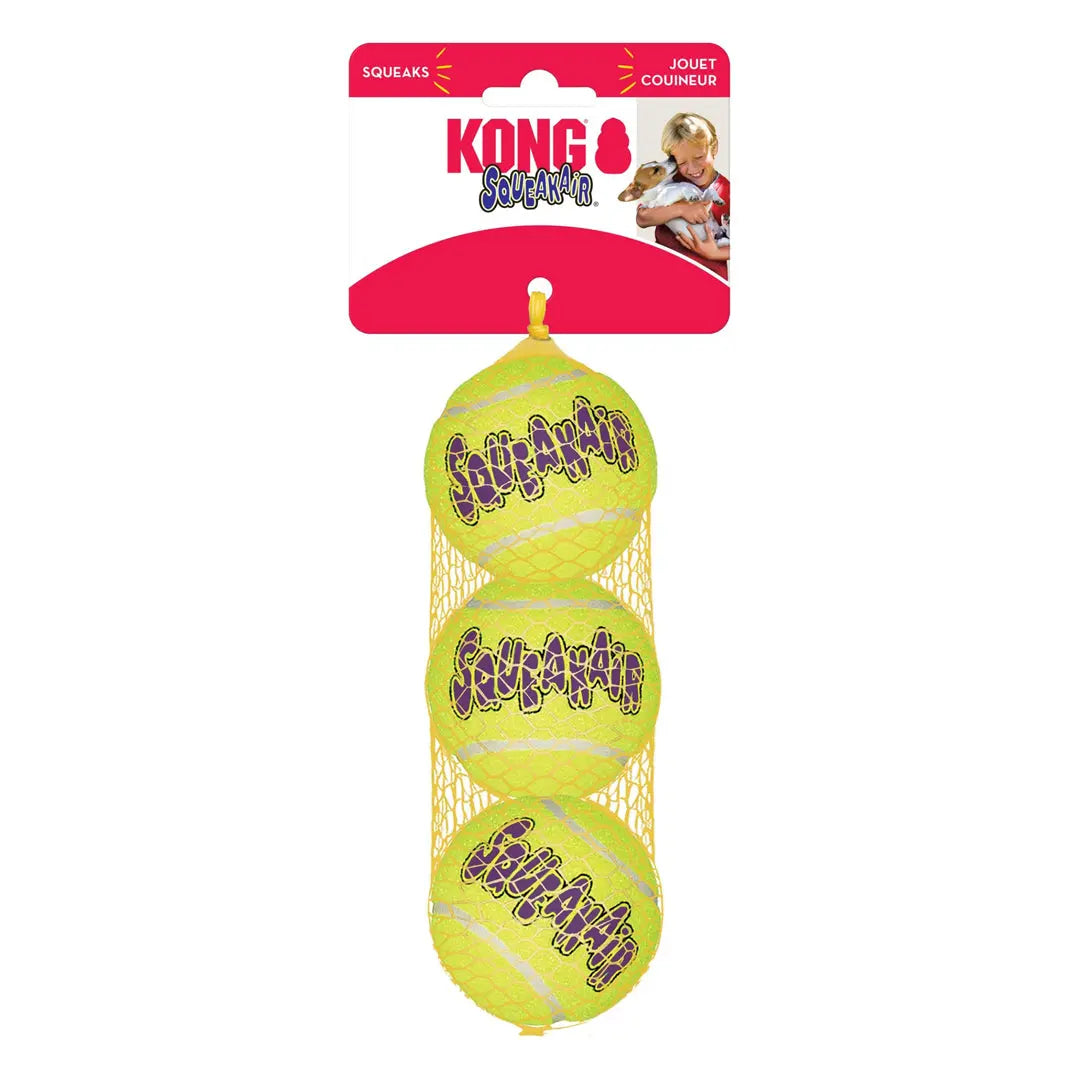 KONG Air Dog Squeaker Tennis Ball Dog Toy 1ea/3 pk, MD Kong