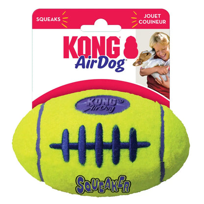 KONG Air Dog Squeaker Football Dog Toy 1ea/MD Kong