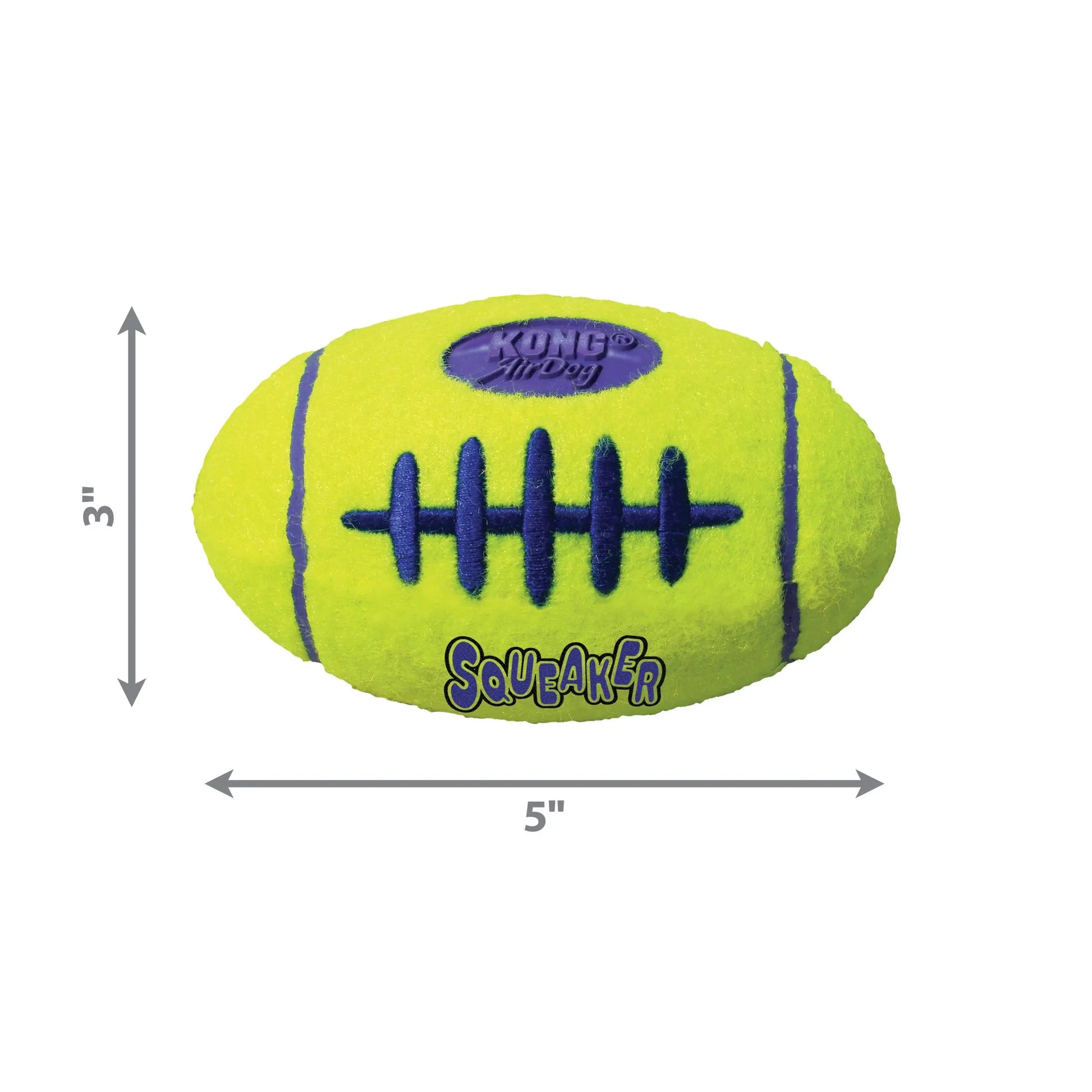 KONG Air Dog Squeaker Football Dog Toy 1ea/MD Kong