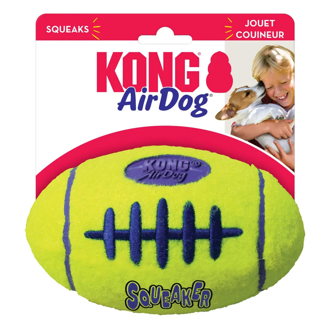 KONG Air Dog Squeaker Football Dog Toy 1ea/LG Kong