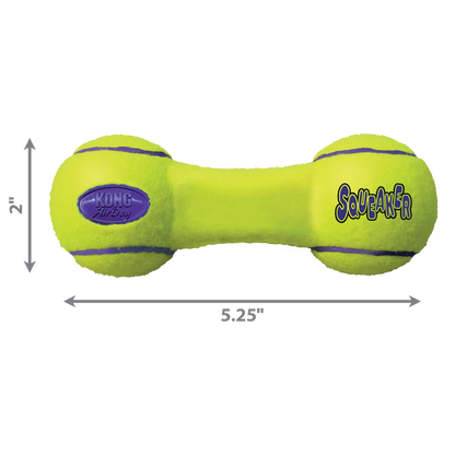 KONG Air Dog Squeaker Dumbbell Dog Toy 1ea/SM Kong
