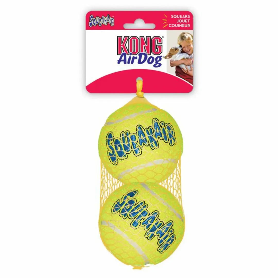 KONG Air Dog Squeaker Tennis Ball Dog Toy 1ea/2 pk, LG Kong