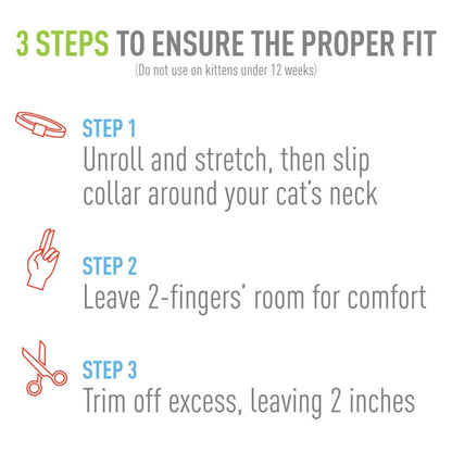 Adams Plus Flea  Tick Collar for Cats 1ea/1 pk Adams