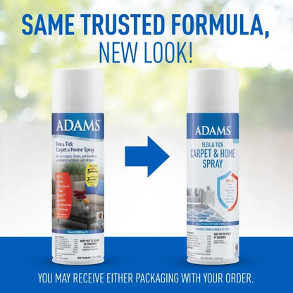 Adams Flea  Tick Carpet  Home Spray 1ea/16 oz Adams