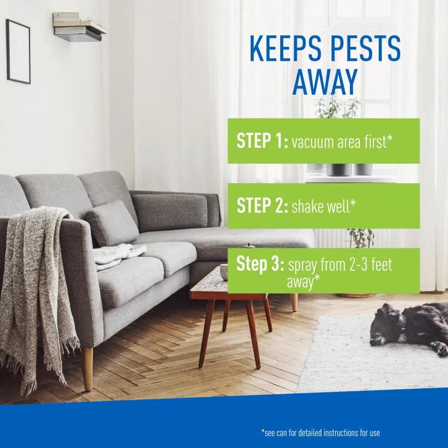 Adams Flea  Tick Carpet  Home Spray 1ea/16 oz Adams