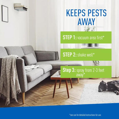 Adams Flea  Tick Carpet  Home Spray 1ea/16 oz Adams