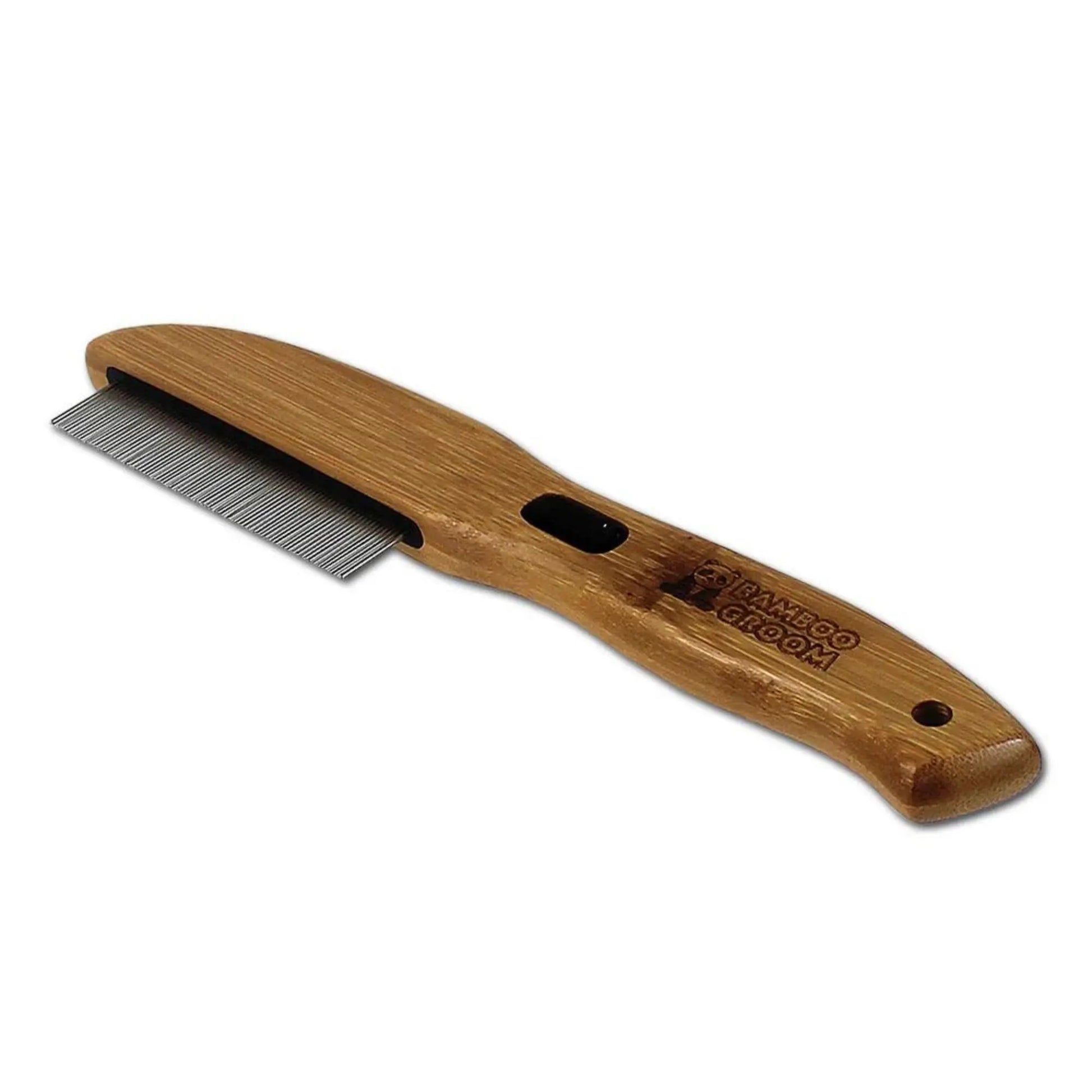 Bamboo Groom Rotating Flea Comb Bamboo Groom