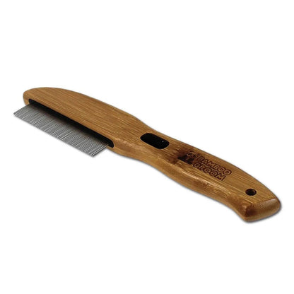 Bamboo Groom Rotating Flea Comb Bamboo Groom