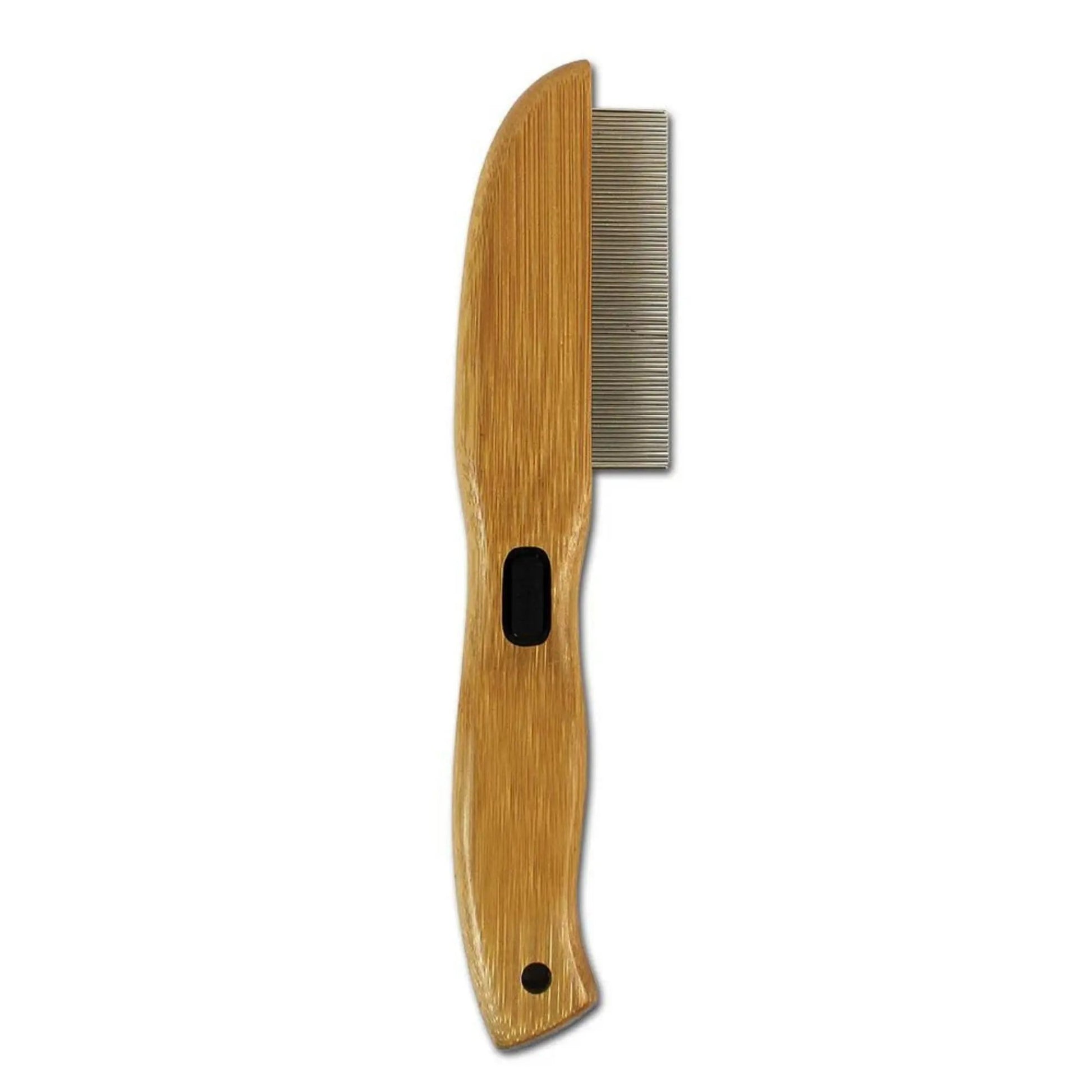 Bamboo Groom Rotating Flea Comb Bamboo Groom