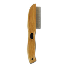 Bamboo Groom Rotating Flea Comb Bamboo Groom