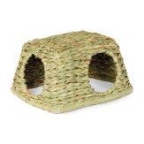 Prevue Pet Products Grass Hut for Small Animals Natural/Mat Green 1ea/MD