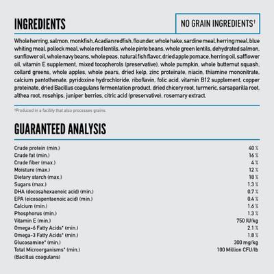 Show full view: ORIJEN Six Fish Grain-Free Poultry Free High-Protein Dry Dog Food, 23.5-lb bag slide 7 of 14