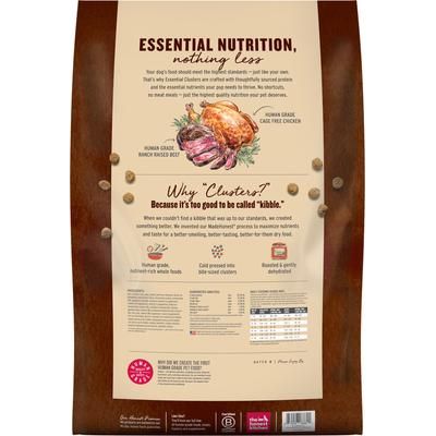 The Honest Kitchen Essential Clusters Whole Grain Beef & Chicken Dry Dog Food, 20-lb bag slide 3 of 10