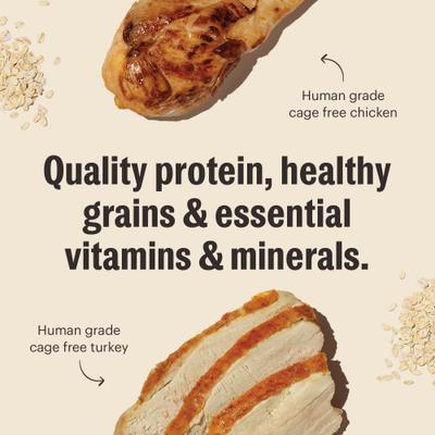 The Honest Kitchen Essential Clusters Whole Grain Turkey & Chicken Dry Dog Food, 20-lb bag slide 9 of 10