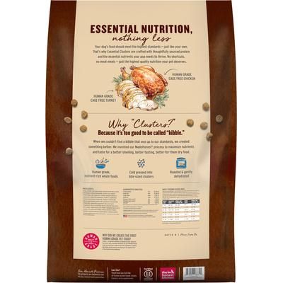 The Honest Kitchen Essential Clusters Whole Grain Turkey & Chicken Dry Dog Food, 20-lb bag slide 3 of 10
