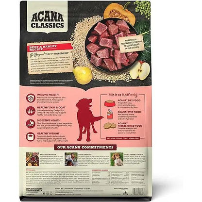 ACANA Dog Classics Beef & Barley Recipe Pet Food Experts