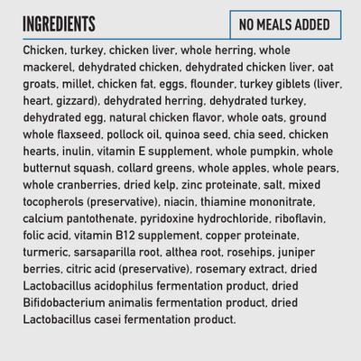 Show full view: ORIJEN Amazing Grains Original High-Protein Dry Dog Food, 30-lb bag slide 7 of 13