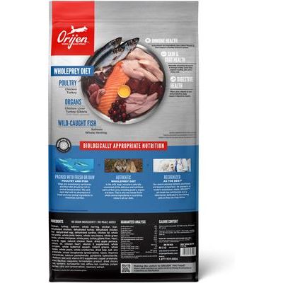 Show full view: ORIJEN Original Grain-Free High-Protein Dry Dog Food, 31-lb bag slide 3 of 13