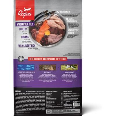 Show full view: ORIJEN Large Breed Adult Grain-Free High-Protein Dry Dog Food, 23.5-lb bag slide 3 of 12