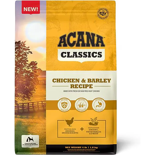 ACANA Dog Classics Chicken & Barley Recipe Pet Food Experts