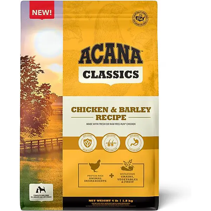 ACANA Dog Classics Chicken & Barley Recipe Pet Food Experts