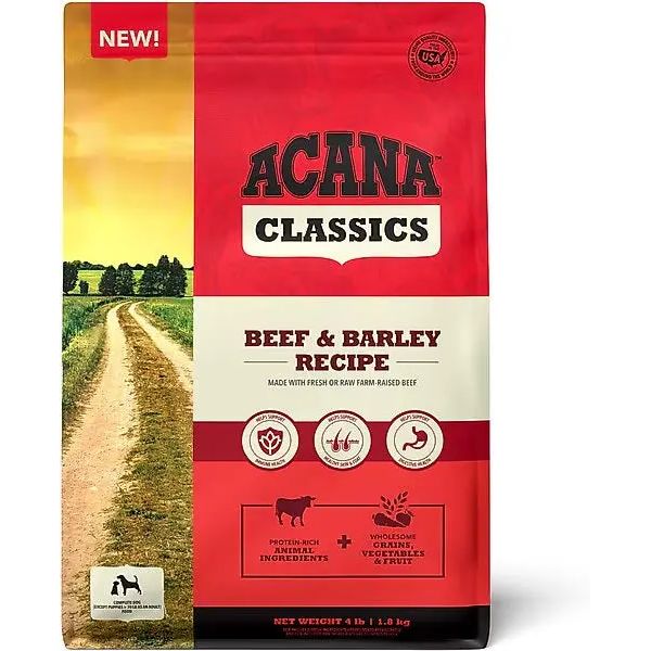 ACANA Dog Classics Beef & Barley Recipe Pet Food Experts