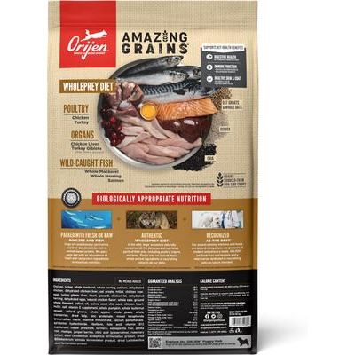 Show full view: ORIJEN Amazing Grains High-Protein Puppy Dry Dog Food, 22.5-lb bag slide 3 of 13