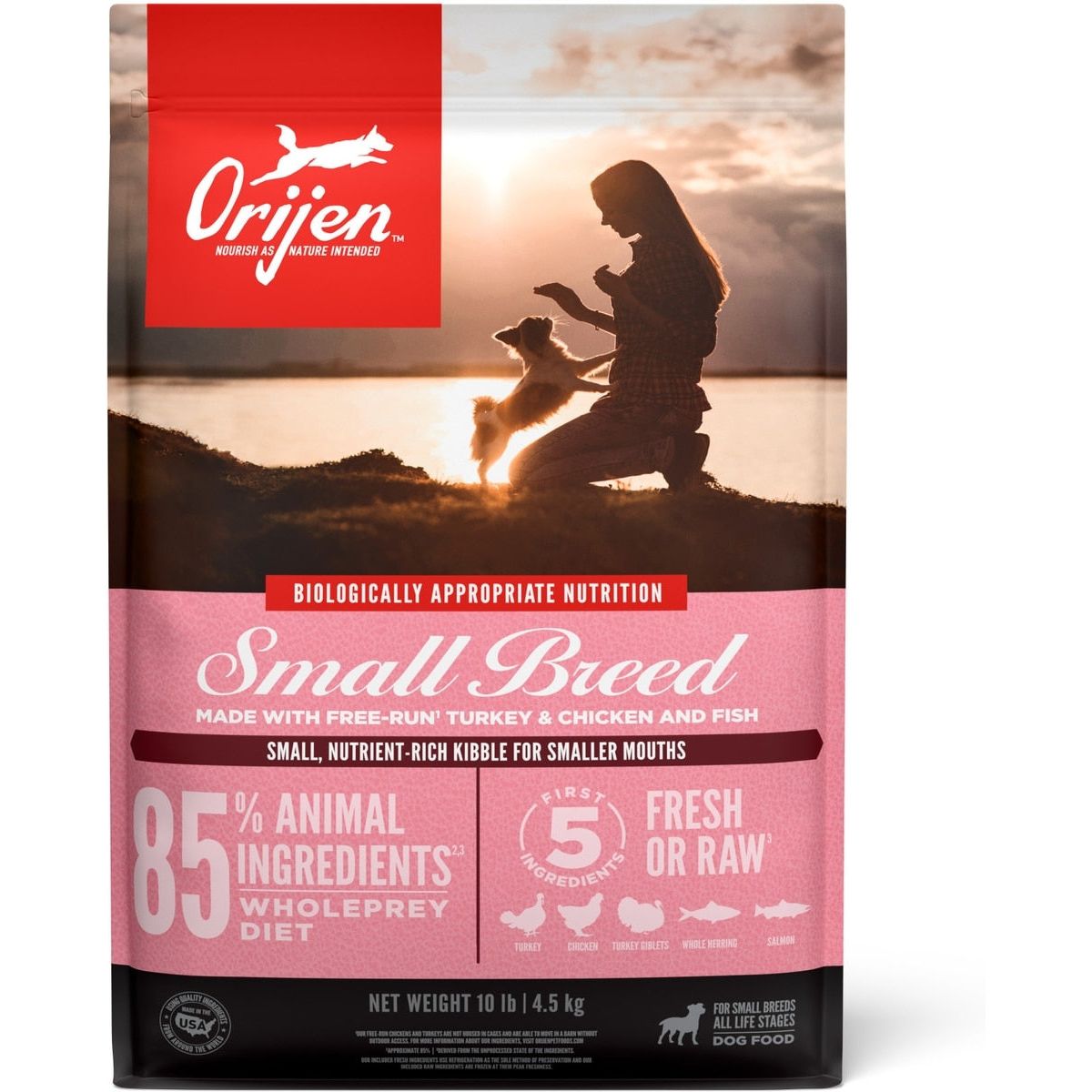 ORIJEN Small Breed Grain-Free High-Protein Dry Dog Food Barkaroo