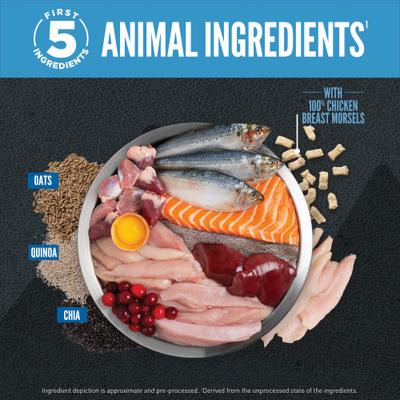 Show full view: ORIJEN Wild Reserve Free-Run Chicken & Grains Dry Dog Food Recipe, 20-lb bag slide 4 of 12