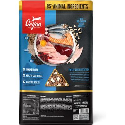 Show full view: ORIJEN Wild Reserve Free-Run Chicken & Grains Dry Dog Food Recipe, 20-lb bag slide 3 of 12