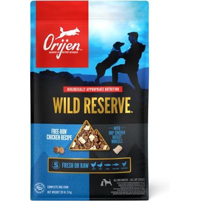 ORIJEN Wild Reserve Free-Run Chicken Dry Dog Food, 20-lb bag
