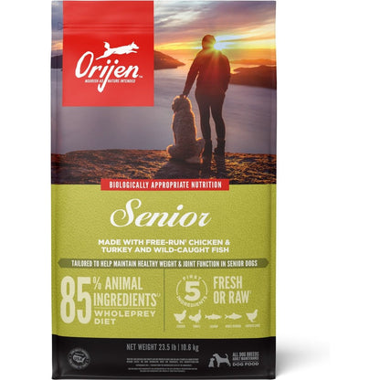 ORIJEN Senior Grain-Free High-Protein Dry Dog Food Barkaroo