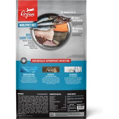 Show full view: ORIJEN Six Fish Grain-Free Poultry Free High-Protein Dry Dog Food, 23.5-lb bag slide 3 of 14