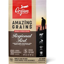 Show full view: ORIJEN Amazing Grains Regional Red High-Protein Dry Dog Food, 22.5-lb bag slide 1 of 13