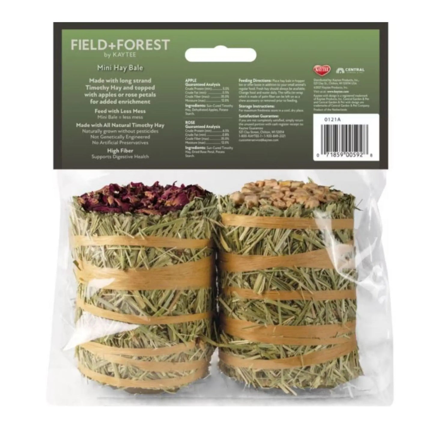Field + Forest Mini Hay Bales Apple/Rose 7oz.-2 Pk Field + Forest