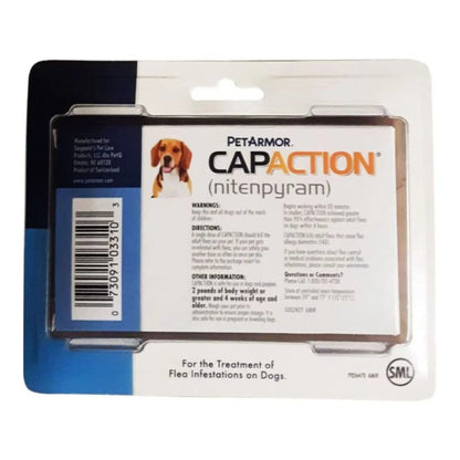 Petaction Capaction Flea Tabs Dog 2-25 Lb-6 Pk Petaction