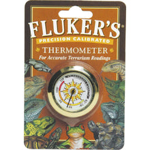 Fluker's Precision Calibrated Round Thermometer Beige 1ea