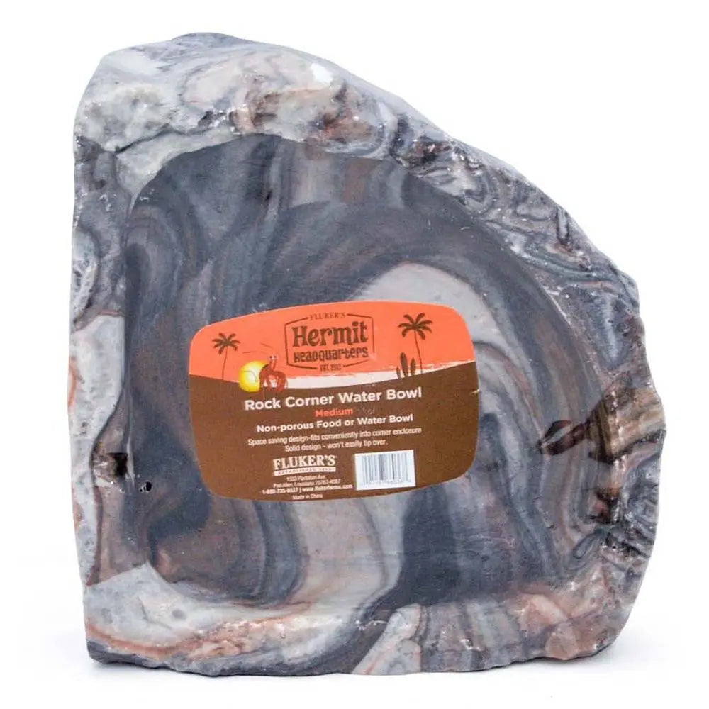 Fluker's Hermit Crab Rock Corner Water Bowl Assorted 1ea/6 in, MD Fluker's