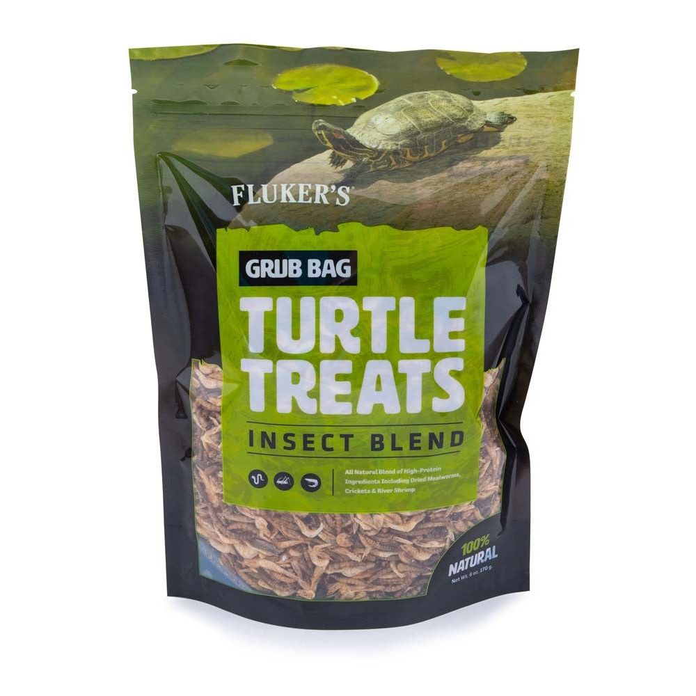 Fluker's Grub Bag Turtle Treat Insect Blend Dry Food 1ea/6 oz