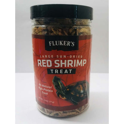 Fluker's Sun-Dried Red Shrimp Reptile Treat 1ea/2.5 oz