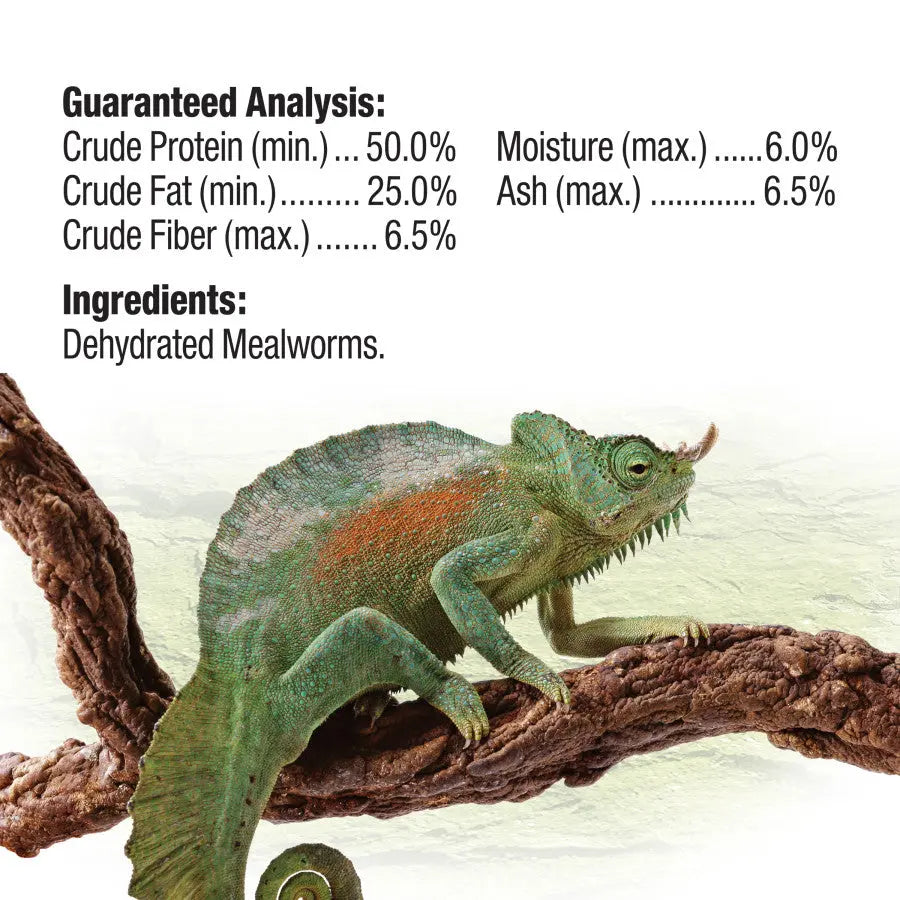 Zilla Reptile Munchies Mealworm 1ea/Resealable Bag, 3.75 oz Zilla