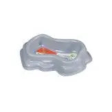 Zilla Durable Dishes Gray 1ea/SMall Zilla