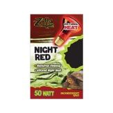 Zilla Incandescent Spot Bulbs Night Red 1ea/50 W