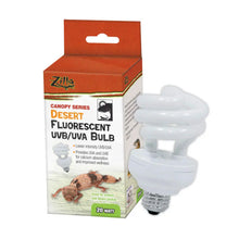 Zilla Canopy Series Fluorescent UVB/UVA Bulbs Desert 1ea/20 W Zilla