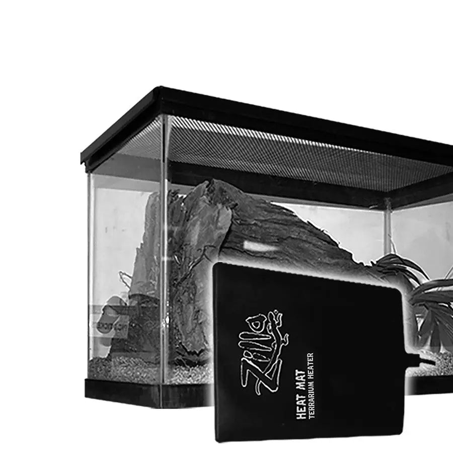 Zilla Terrarium Heat Mats Black 1ea/Mini, 1-5 gal, 4 W Zilla