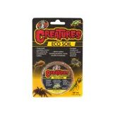 Zoo Med Creature Eco Soil Coconut Fiber Substrate Brown 1ea/45 g