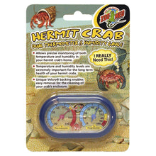 Zoo Med Hermit Crab Dual Thermometer & Humidity Gauge Assorted 1ea